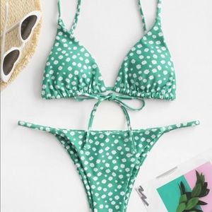 2/$20 Zaful Floral / Ditsy Print String Bikini